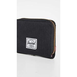 NWT Herschel Unisex Tyler RFID Zip Wallet Black One Size